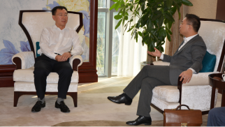 bwin必赢唯一官方网站董事长肖厚忠在京接见宏大建设集团领导一行